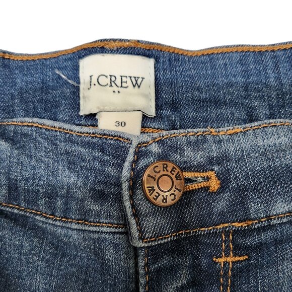 J. Crew Factory Star Embroidered 3” Light Blue Denim Shorts Size 30 - Picture 8 of 9